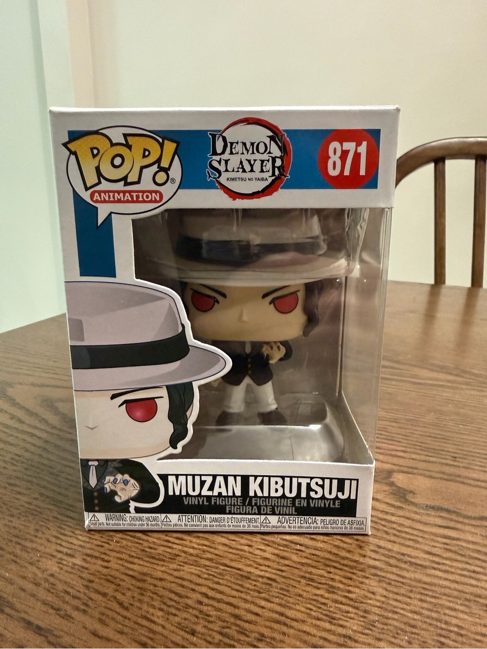 Funko Demon Slayer Muzan Kibutsuji Vinyl Figure - White, Black, Red